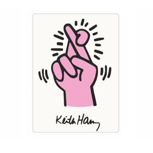 Keith Haring Crossed Fingers 🤞 Magnet